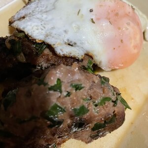 ニラ入り豚つくねの照り焼き